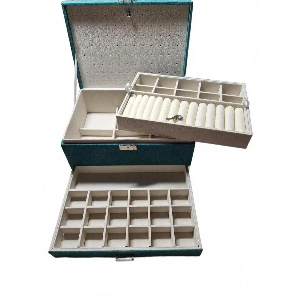 Jewel Box teal green medium size